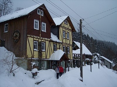 Ferienwohnungen-Haus-Rennsteigrose-Limbach-Winter